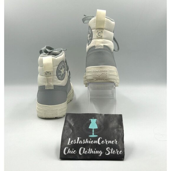 Converse Chuck Taylor All Star Men's Gray Hi Berkshire Boot Size 6 Wo's 8 3216 - Picture 4 of 16